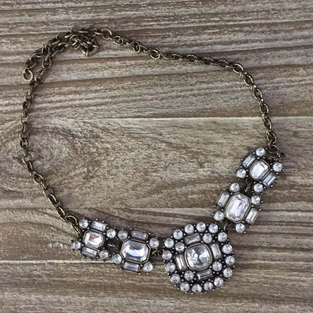 J Crew Faux Crystal Necklace